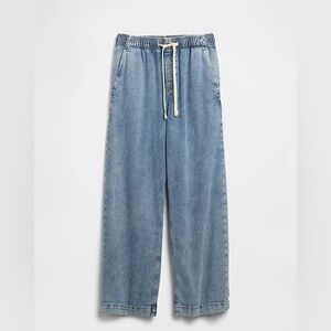 H&M highrise wide leg jeans